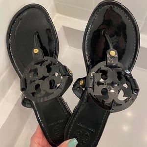 Tory Burch Miller Sandal in “Perfect Black”